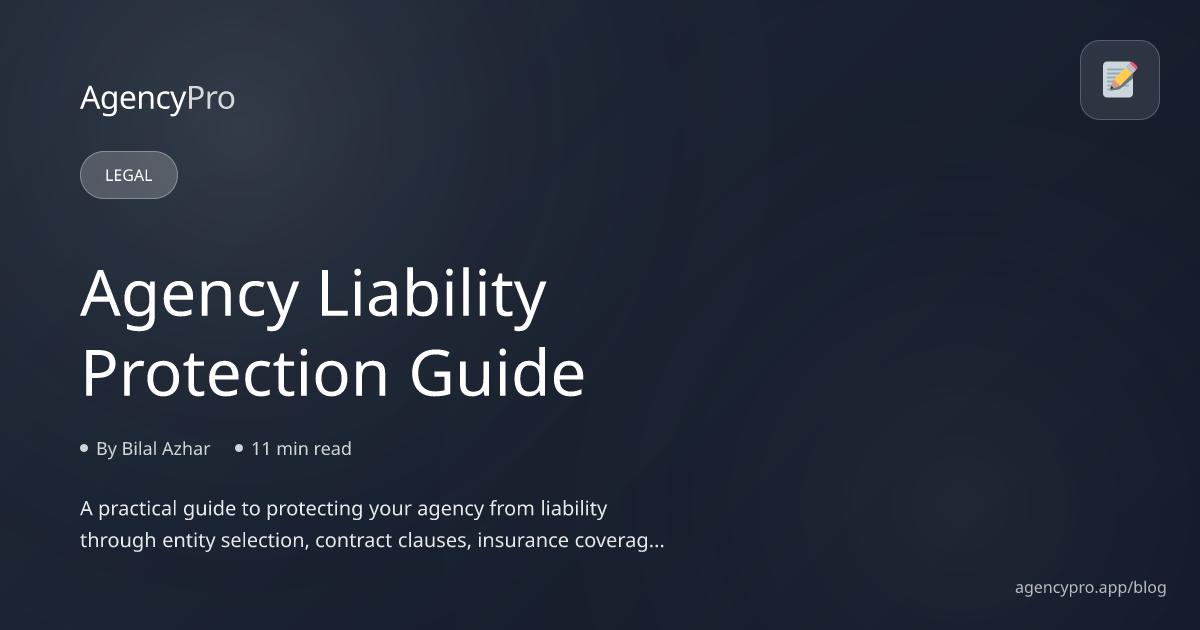 Agency Liability Protection Guide | AgencyPro