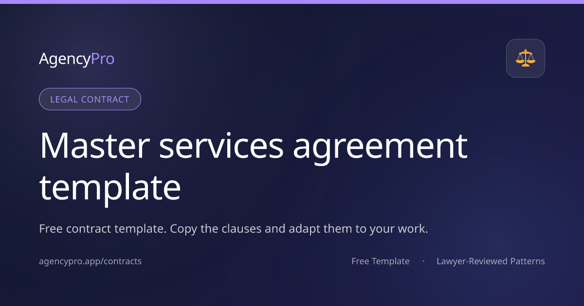 Free Architecture Contract Template (2026)